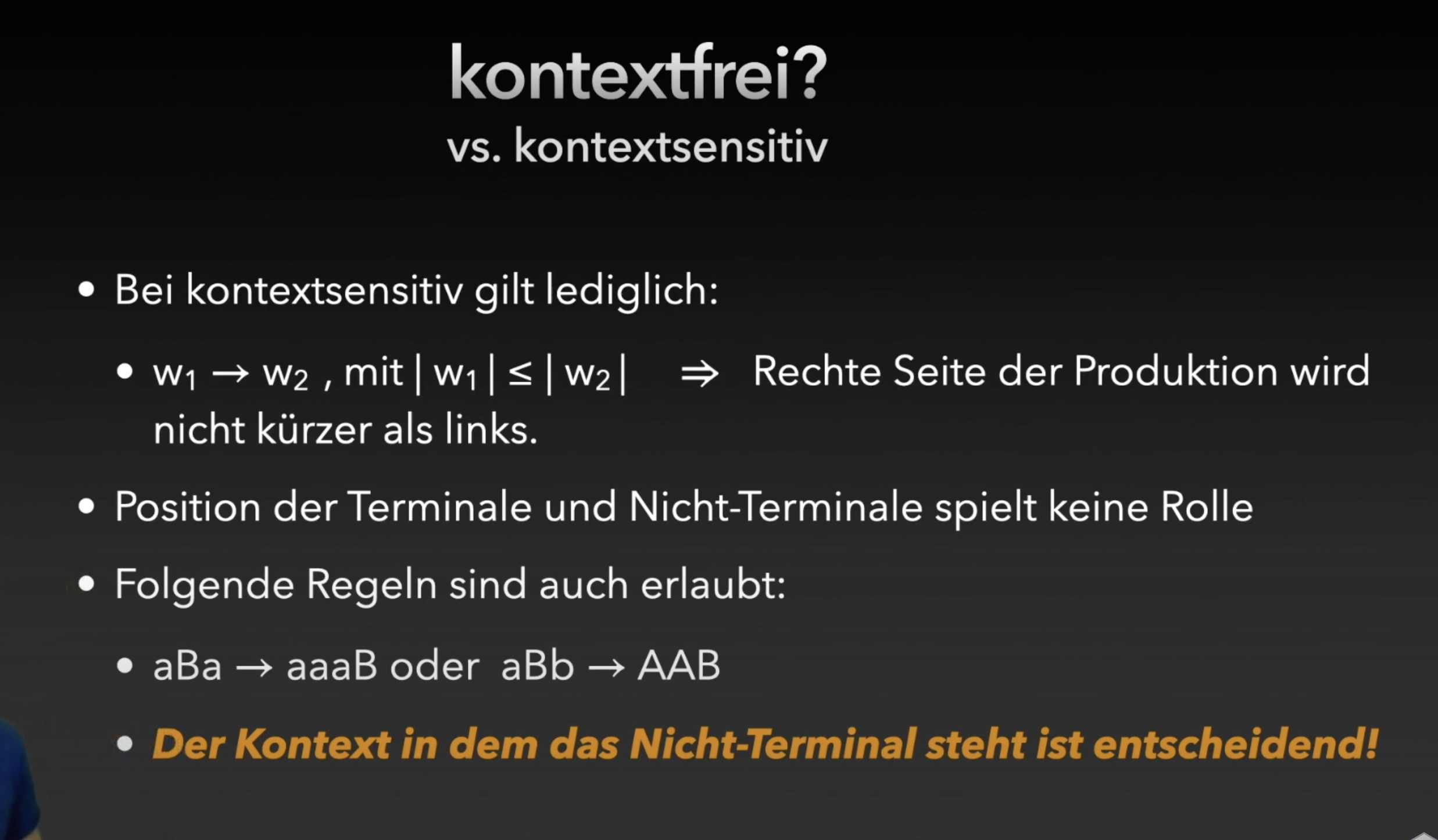 Parsing Beispiel 2